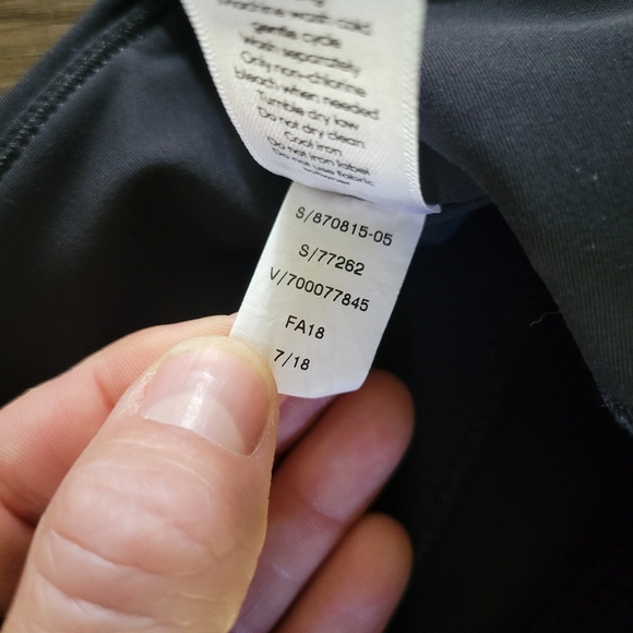 ATHLETA Stellar Tight Pants Black Blue Women's Medium Stretch Pockets - Picture 9 of 14